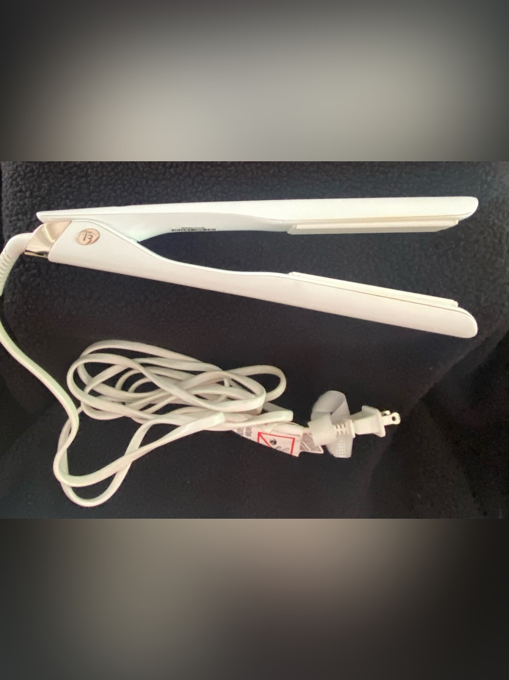 T3 White Ceramic Hair Straightener Flat Iron